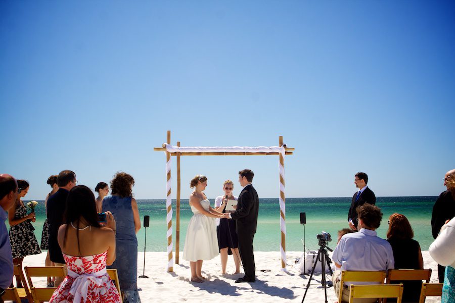 Beach wedding photography destin 14
