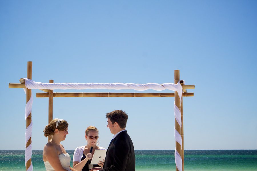 Beach wedding photography destin 7