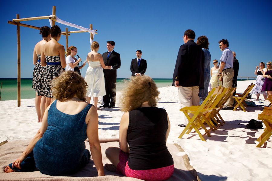 Beach wedding photography destin 9