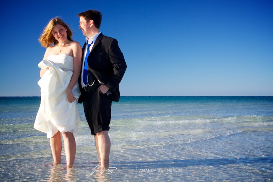 Destin beach wedding day after session 11