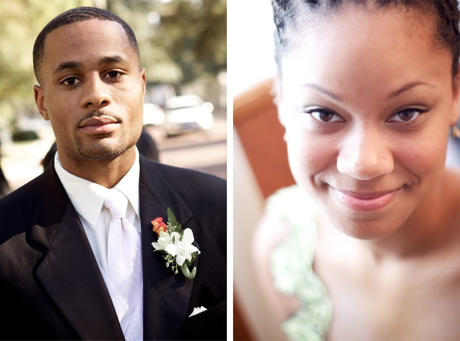 New orleans bride and groom portraits