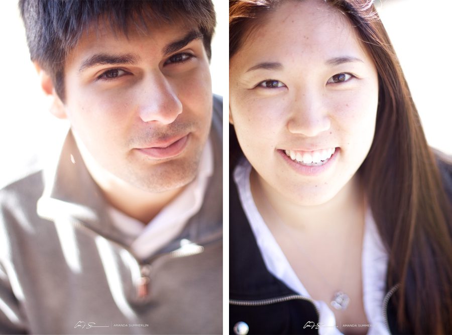 Engagement portrait lawrenceville