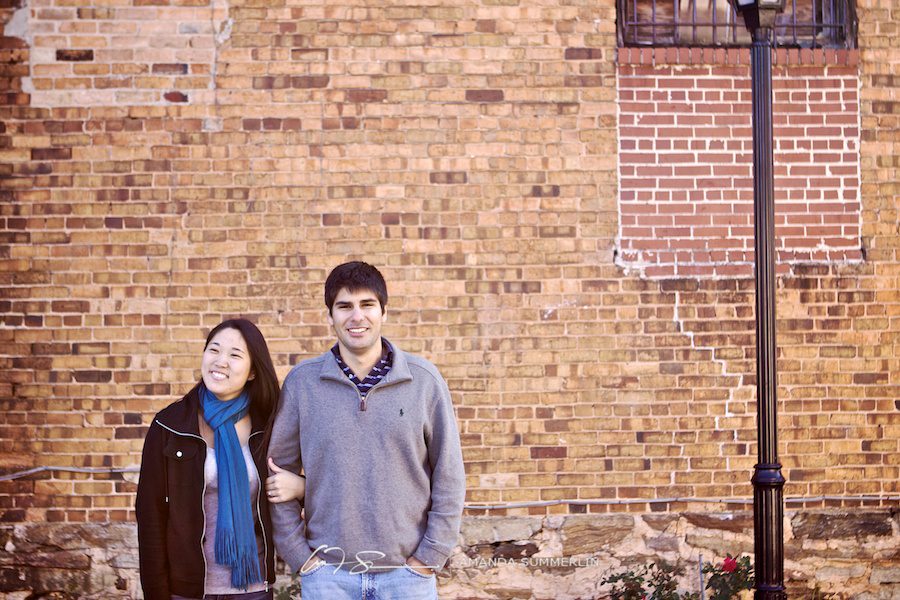 Lawrenceville square engagement session 13