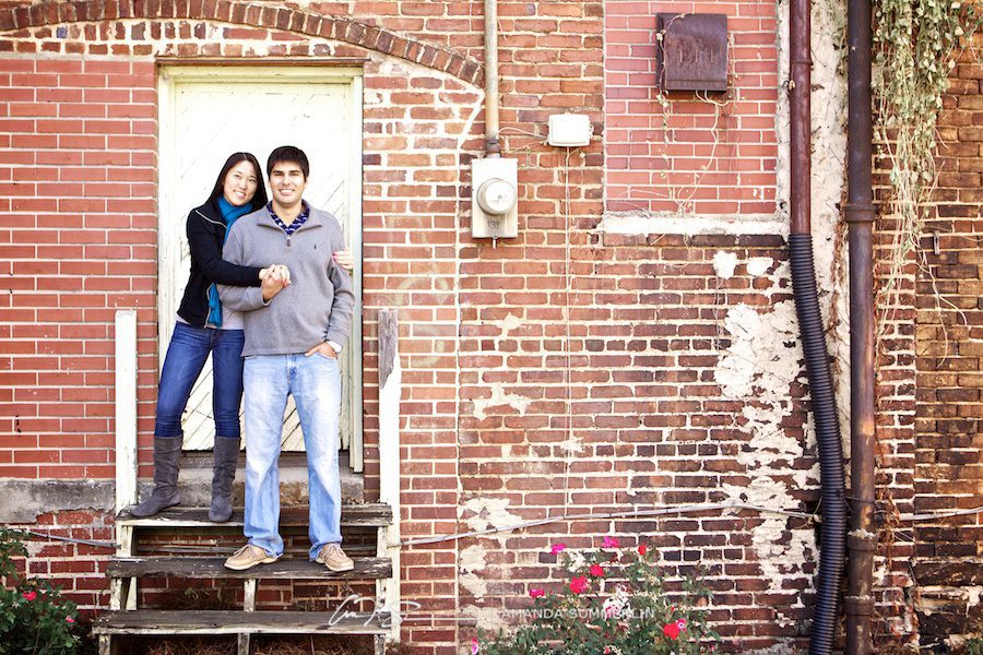 Lawrenceville square engagement session 14