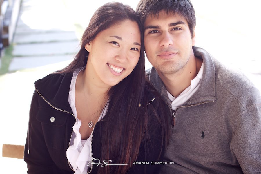 Lawrenceville square engagement session 1