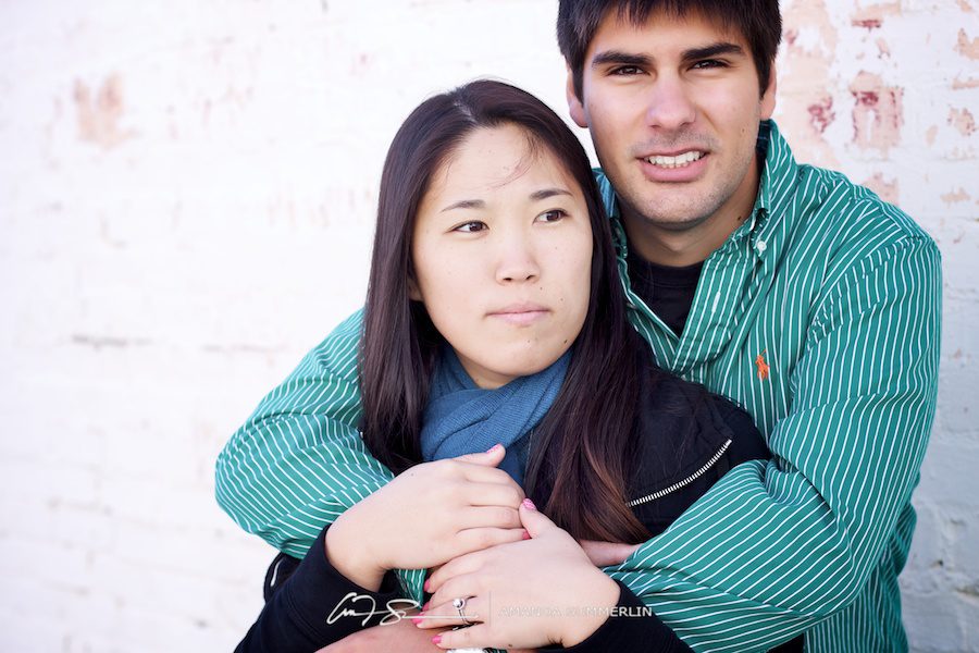 Lawrenceville square engagement session 5