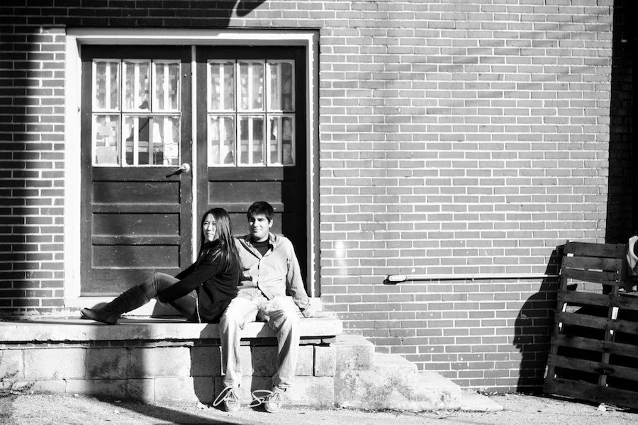 Lawrenceville square engagement session 6