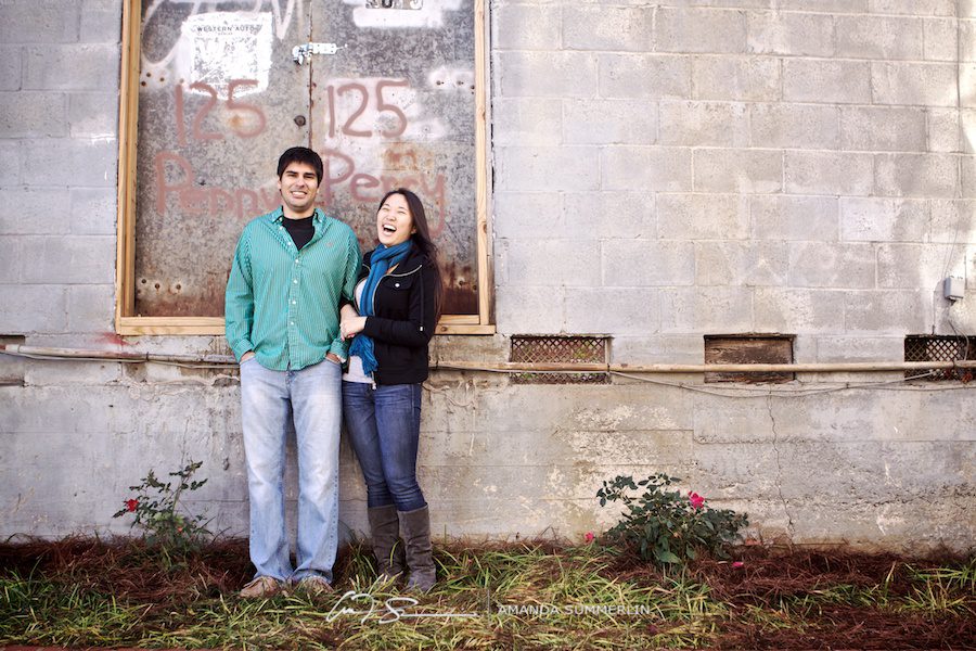 Lawrenceville square engagement session 9