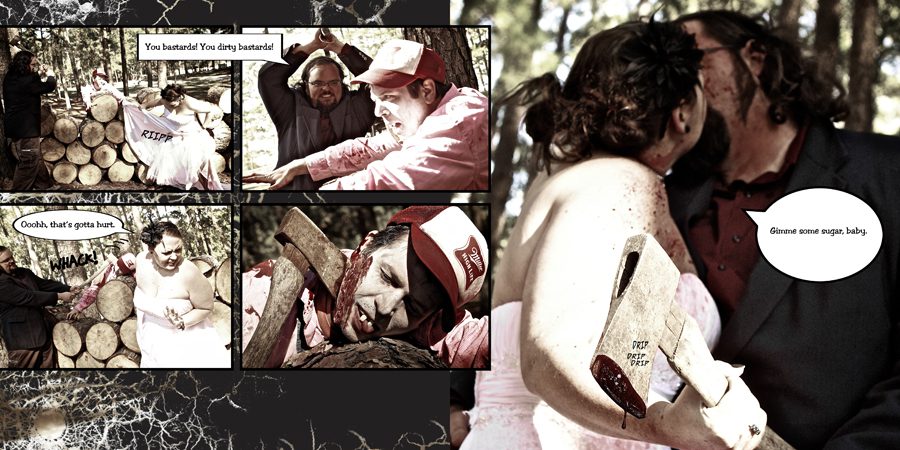 trash the dress with zombies comic