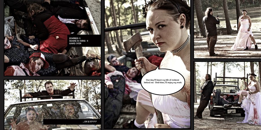 trash the dress zombie comic