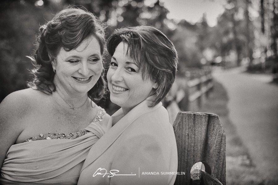 two bride portrait photo
