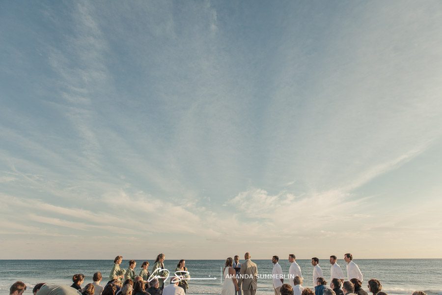 florida destination beach wedding ceremony