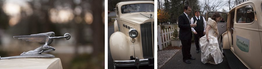 Packard wedding getaway car
