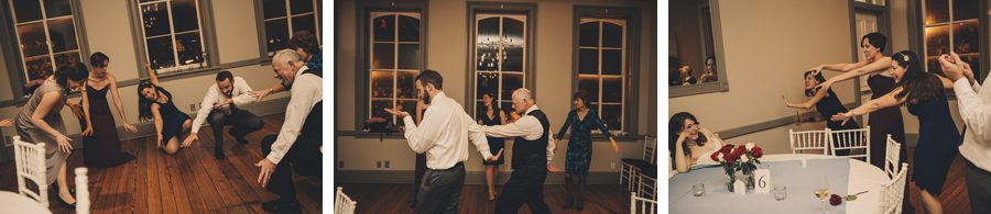 Wedding reception dancing and fun