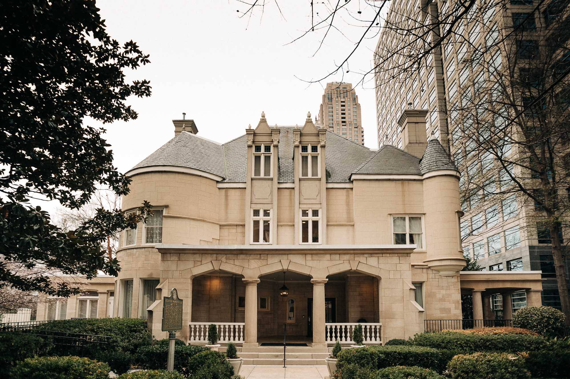 street view of the historic Wimbish House in midtown Atlanta, an LGBTQ friendly wedding venue